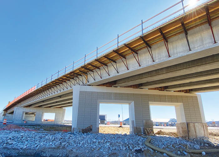 I-69 Grand Valley Road Bridge Milestone Contractors EZ-CLAMP 1500 Martinsville, IN