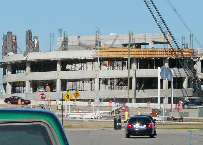 Grand Rapids Parking Garage Grand River Construction EZ-SHORE Grand Rapids, MI